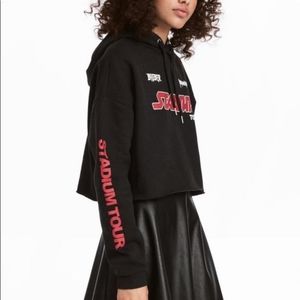 Justin Bieber Stadium Purpose Tour Cropped Hoodie